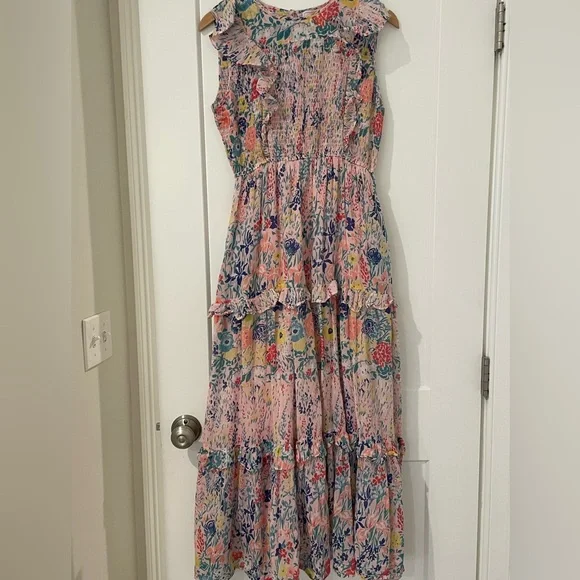 knee length dresses for ladies Banjanan Madison Dress in Pink Mist